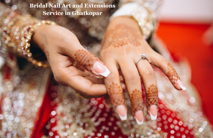 Bridal Nail Art and Extensions Service in Ghatkopar