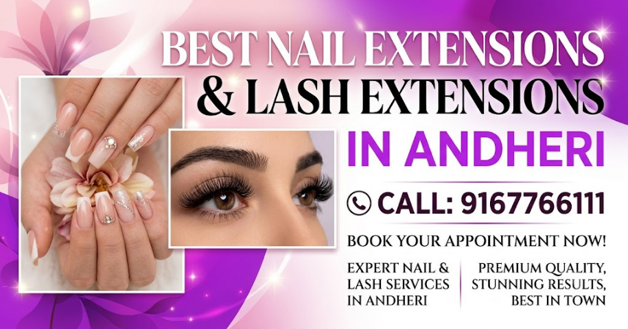 Best Nail Extensions Lash Extensions in Andheri