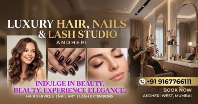 Luxury Hair Nails Lash Studio in Andheri Kurrm Luxury Hair Nails Lash Studio in Andheri