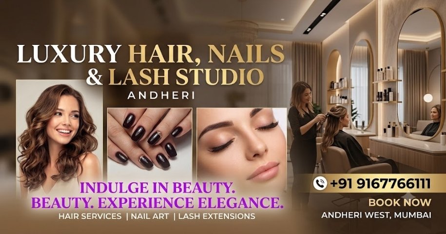 Luxury Hair Nails Lash Studio in Andheri